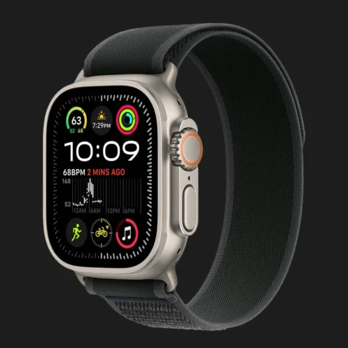 Apple Watch Ultra 2 49mm GPS + LTE Titanium Case with Black Trail Loop S/M (MYD33)
