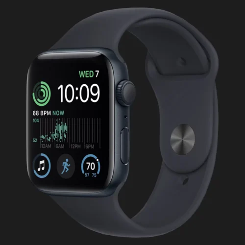 Apple Watch SE 2 40mm Midnight Aluminum Case with Midnight Sport Band (MNJT3)