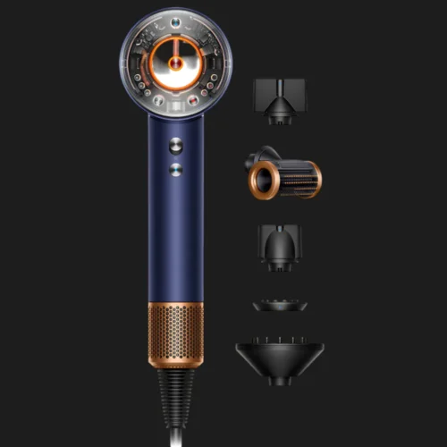 Фен для волосся Dyson Supersonic HD16 Nural Straight+Wavy (Prussian Blue/Rich Copper)