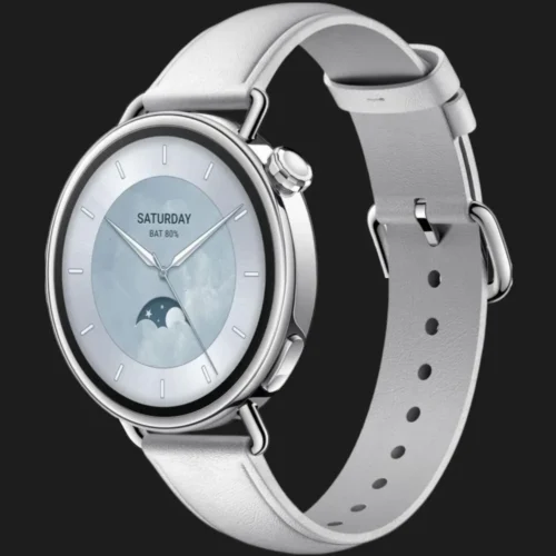 Xiaomi Watch S4 41mm White Leather Strap (BHR07VUGL)