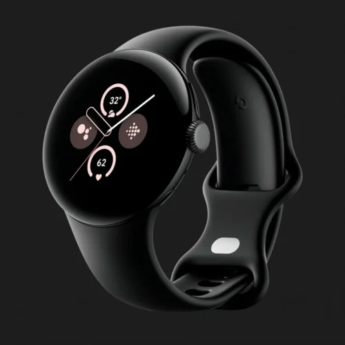 Смарт-годинник Google Pixel Watch 2 LTE Matte Black Aluminum Case/Obsidian Active Band