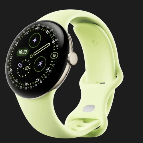 Смарт-годинник Google Pixel Watch 4 41mm Champagne Gold Aluminum Case / Lemongrass Active Band