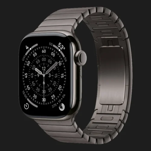 Apple Watch Series 11 GPS, 42mm Slate Titanium Case with Slate Link Bracelet