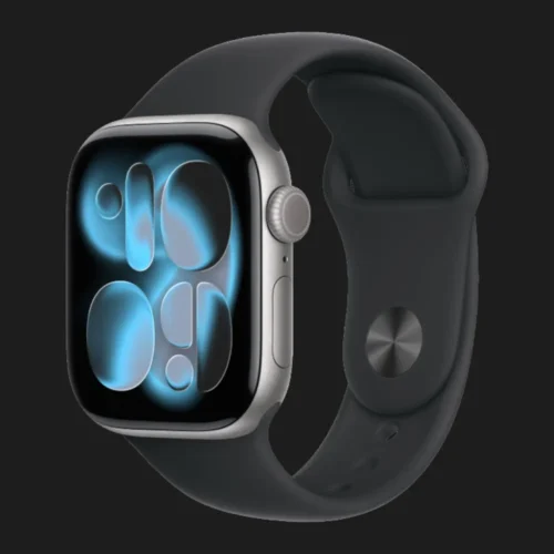 Apple Watch Series 11 GPS, 46mm Space Gray Aluminum Case with Black Sport Band (M/L) (MEV44)