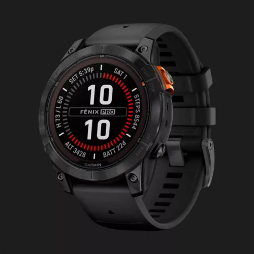 б/у Garmin Fenix 7 Pro Solar Slate Gray with Black Band (010-02777-00/01)