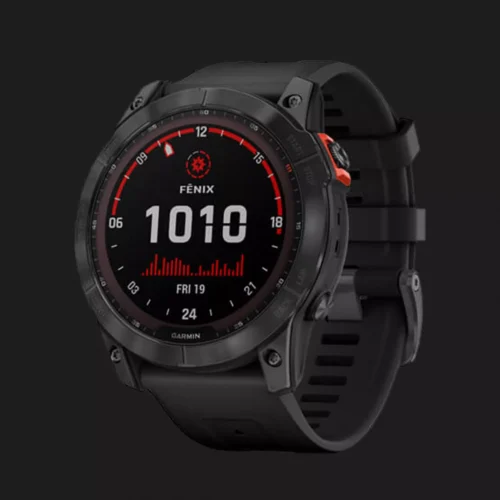 Garmin Fenix 7X Solar Slate Gray with Black Band