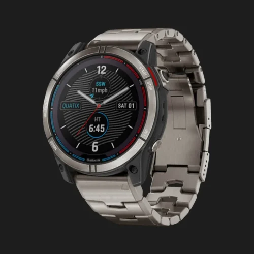 Garmin Quatix 7X Saphire Solar Marine GPS Smartwatch with Vented Titanium Band